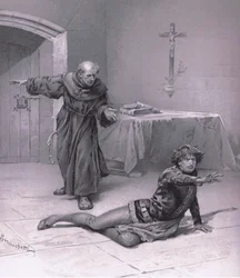 Żyj tu w niebie i możesz na nią patrzeć., ilustracja z Romea i Julii,