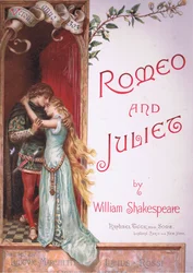 Strona tytułowa, ilustracja z Romea i Julii,