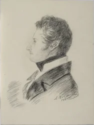Portret hrabiego Matvey Yuryevich Vilyegorsky 1794-1866, 1821