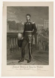 Fryderyk Wilhelm III na Place de la Concorde