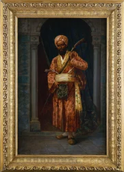 Gwardia arabska (olej na płótnie)