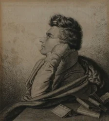 Portret poety Heinricha Heinego 1797-1856, 1827