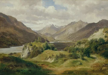 dolina z górami