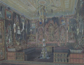 Azjatycka sala turecka w Wielkim Pałacu w Carskim Siole