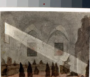 Refektarz Klasztorny (Akwarela, c.1825)