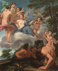 Alegoria miłości podbijającej pożądanie (olej na płótnie)