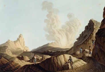 Wyspa Stromboli, krater