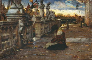 Schronienie grzeszników (olej na płótnie)