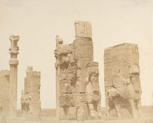Starożytna brama do Persepolis, 1858.