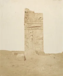 Ruiny na trzecim tarasie, Persepolis, 1858.