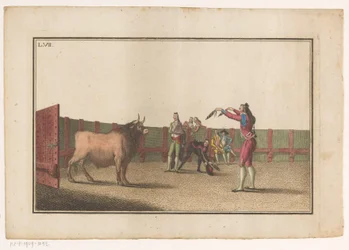 Torreador z banderillas Coleccion de las principales suertes de una corrida de toros (tytuł serii) Zbiór najważniejszych manewrów walki byków (tytuł serii)