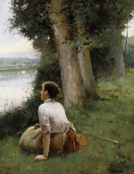 Nad rzeką,