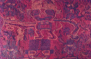 Tekstylia, Kultura Paracas, Peru, 2015.
