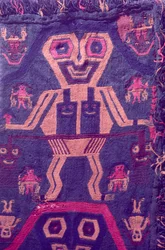Tekstylia, Kultura Paracas, Peru, 2015.