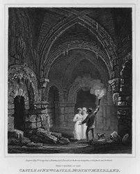 Kaplica w zamku w Newcastle, Northumberland (rycina)
