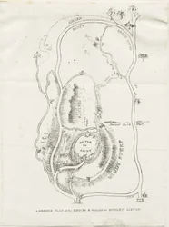 Zamek Dudley: litografia, bd [ok. 1825]
