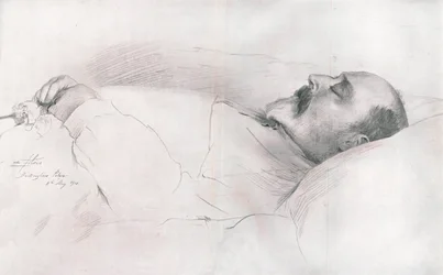 „Jego Królewska Mość Król Edward VII w Śmierci”, 1910.