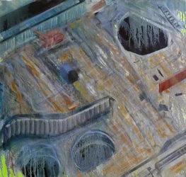 Metastruktura V, 2015 (olej na płótnie)
