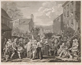 Marsz do Finchley w roku 1746 (po Hogarth)