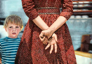 Nikolai, III, ok. 2021 (farba akrylowa na papierze)