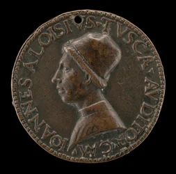 Giovanni Alvise Toscani, ok. 1930 r. 1450-1478, mediolański radca prawny, rzecznik konsystorski... [awers].