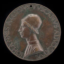 Giovanni Alvise Toscani, ok. 1930 r. 1450-1478, mediolański radca prawny, rzecznik konsystorski... [awers].