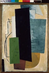 Malarstwo architektoniczne. Obraz Lyubova (Lioubov) Sergeyevna Popova (1889-1924), olej na płótnie