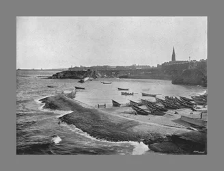 Cullercoats Bay, Tynemouth, ok. 1900
