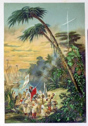 Odkrycie Nowego Świata Krzysztofa Kolumba (1451-1506) 1892
