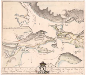Plan Rhode Island autorstwa Seix (rękopis)