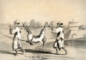 „Szkic ze ściany rano po wielkim ataku”, Chiny, ok. 1860 r.