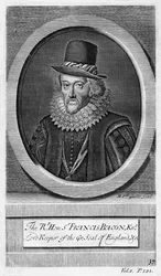 Sir Francis Bacon, wicehrabia St Albans, angielski filozof, naukowiec i mąż stanu.