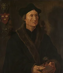 Portret Johannesa Colmannusa, rektora klasztoru św. Agaty w Delft