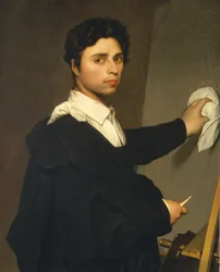 Ingres jako młodzieniec, ok. 1850-60 (olej na płótnie)