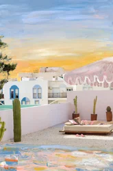Ibiza, 2022 (farba akrylowa na archiwalnym druku pigmentowym)