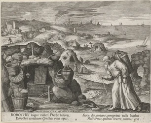 Św. Doroteusz z Gazy jako pustelnik, 1600 r.