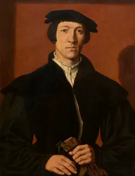 Portret mężczyzny (olej na desce)