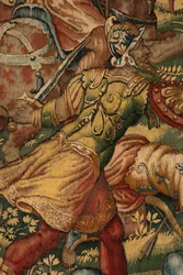 Historia Gideona, koniec XVI wieku (jedwab i wełna)