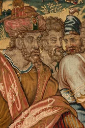 Historia Gideona, koniec XVI wieku (jedwab i wełna)