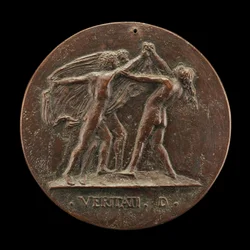 Prawda ujawniona przez dwóch mężczyzn [rewers], 1520s.