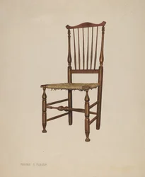 Bękart Windsor Chair, ok. 1930 1939.