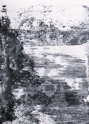 Monochromatyczne odbicie w rzece