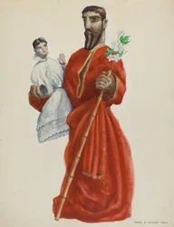 Rzeźbione i Malowane Santo - San Jose, ok. 1900 r. 1938.