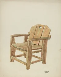 Krzesło, ok. 1938.