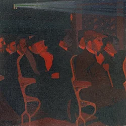 W kinie, ok. 1915 (olej na płótnie)