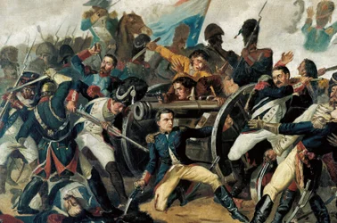 Hiszpańska wojna o niepodległość (1808-1814): ludność powstaje przeciw francuskiej okupacji Napoleona I (detal)