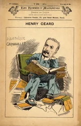 Okładka The Men of Today, nr 382, ​​ilustracja Manuel Luque (1854-1919): Carnavalet - Ceard Henry (1851-1924)