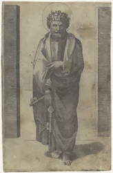 Apostoł Piotr z kluczami Chrystus i apostołowie (tytuł serii)