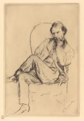 Renoir w pozycji siedzącej