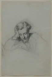 Portret poety Heinricha Heinego 1797-1856, 1853